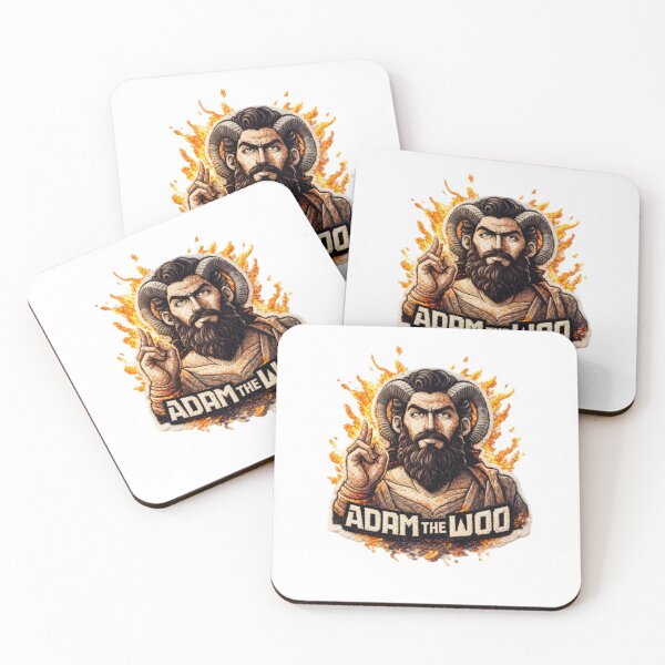 Item preview, Adam The Woo Powerful Knit Art | Epic Plush Wool Sticker | Bold Creator Icon Illustration designed and sold by Gurjeetpixelart.