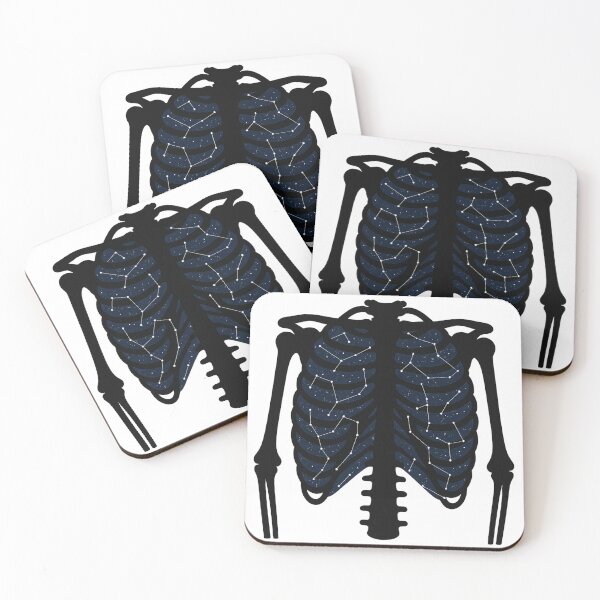 Item preview, Constellation Ribcage – Celestial Anatomy Dark Art designed and sold by Mouraludia.