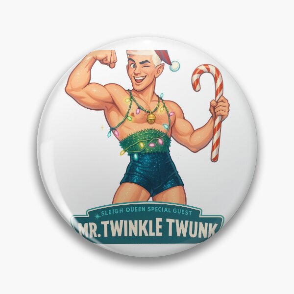 Item preview, Sleigh Queen – ✨Mr Twinkle Twunk✨ V2 — A Retro Drag Elf Extravaganza designed and sold by WheelieGdArt.