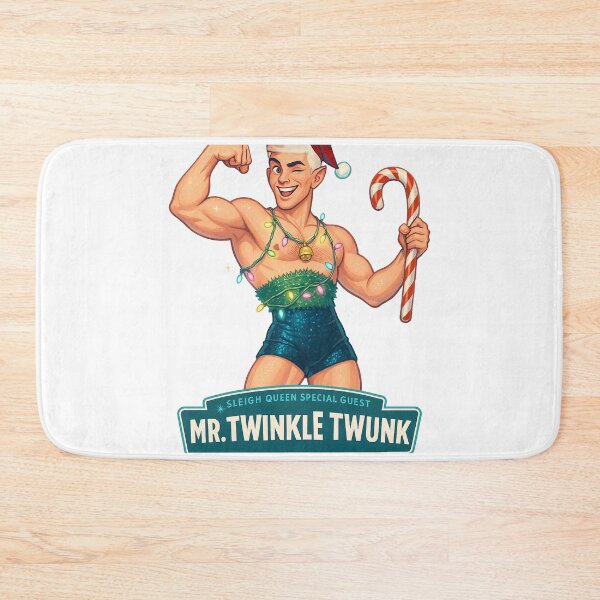 Item preview, Sleigh Queen – ✨Mr Twinkle Twunk✨ V2 — A Retro Drag Elf Extravaganza designed and sold by WheelieGdArt.