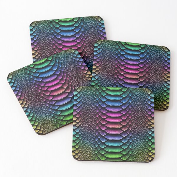Item preview, Iridescent Dragon Scales designed and sold by Kaleidoscope Print.