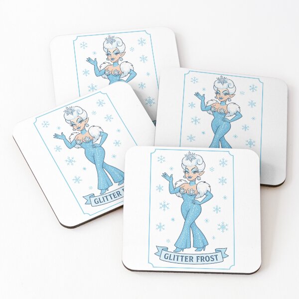 Item preview, Sleigh Queen – ✨Glitter Frost✨ — A Retro Drag Elf Extravaganza designed and sold by WheelieGdArt.