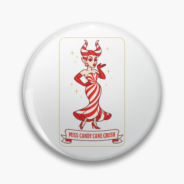 Item preview, Sleigh Queen – ✨Miss Candy Cane Crush✨ — A Retro Drag Elf Extravaganza designed and sold by WheelieGdArt.