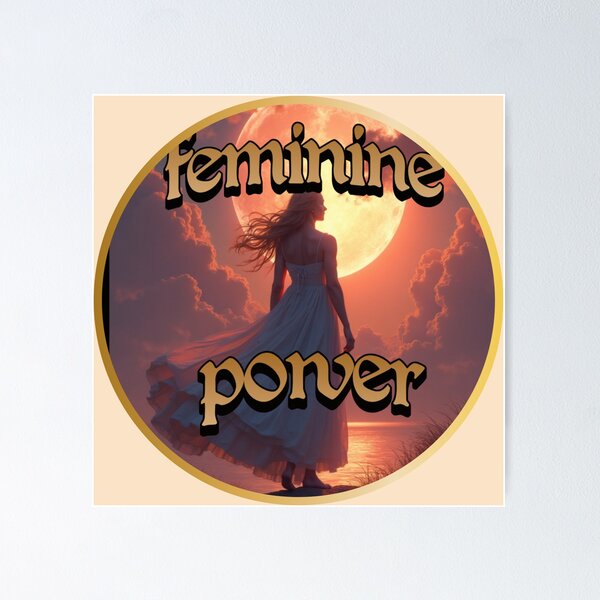 Item preview, Feminine Power – Moonlit Strength Design designed and sold by PriyaMagic.