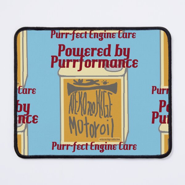 Item preview, Neko Motor Oil – Retro Can Art by NEKO NO HI~~GE JIRUSHI designed and sold by nanaronnicoron.