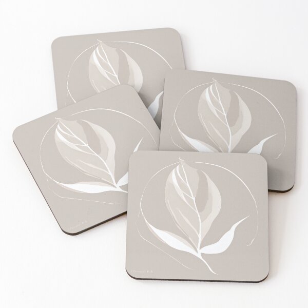 Item preview, Enclosed Stillness — Soft Leaf Form designed and sold by Solara Meridian Studio.
