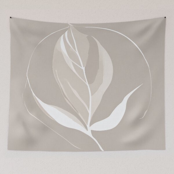 Item preview, Enclosed Stillness — Soft Leaf Form designed and sold by Solara Meridian Studio.