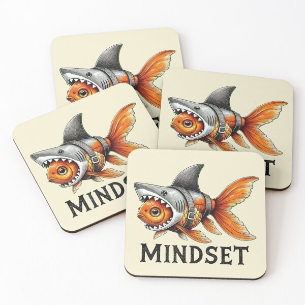 Item preview, Shark Mindset - Goldfish Confidence designed and sold by Vicky021.