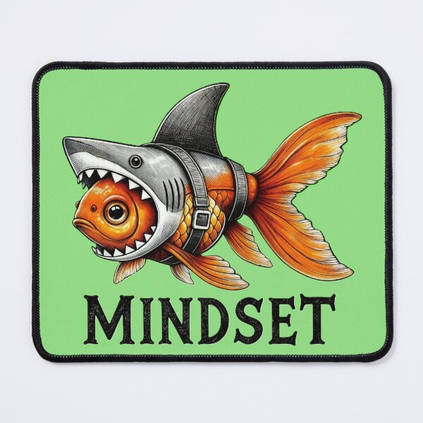 Item preview, Shark Mindset - Goldfish Confidence designed and sold by Vicky021.