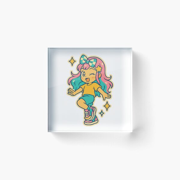 Item preview, Kawaii Anime Girl, Y2K Aesthetic, Dancing designed and sold by graphic-genie.