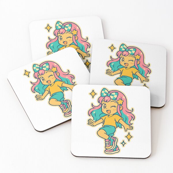 Item preview, Kawaii Anime Girl, Y2K Aesthetic, Dancing designed and sold by graphic-genie.