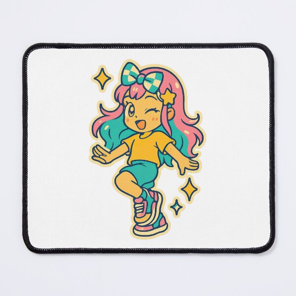 Item preview, Kawaii Anime Girl, Y2K Aesthetic, Dancing designed and sold by graphic-genie.