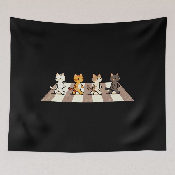Item preview, A Meow Road Abbey The Beatles Kitty  designed and sold by Hocus2690.