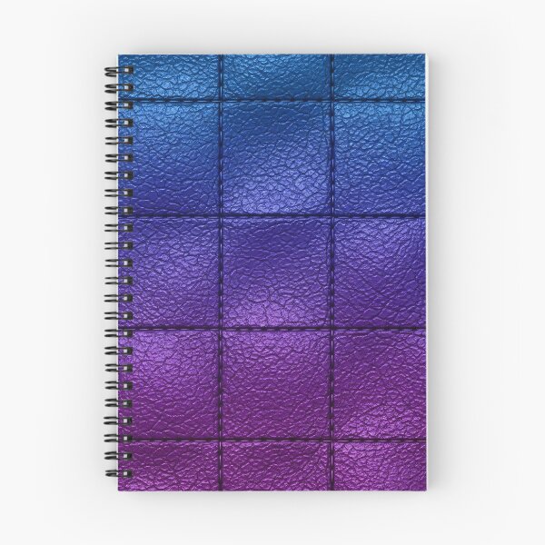 Item preview, Quilted Indigo Leather Grid designed and sold by Kaleidoscope Print.