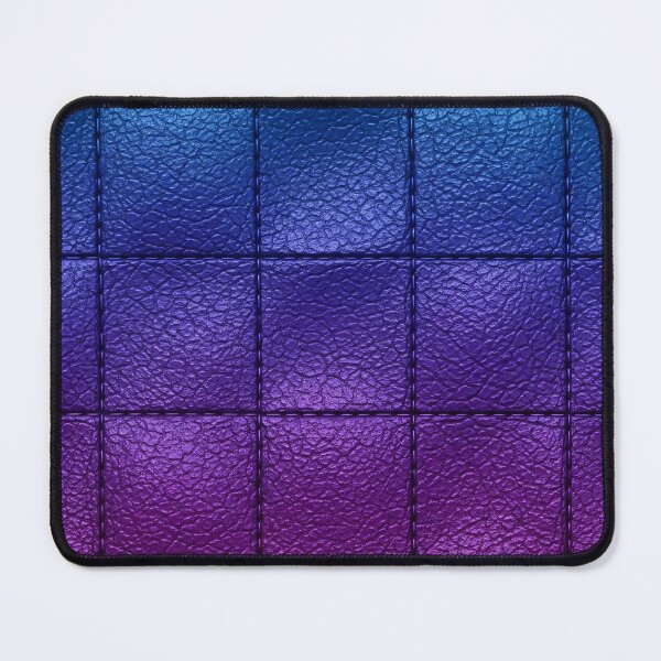 Item preview, Quilted Indigo Leather Grid designed and sold by Kaleidoscope Print.