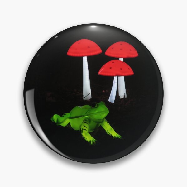 Item preview, Frog & Three Red Toadstools designed and sold by wiggyofipswich.