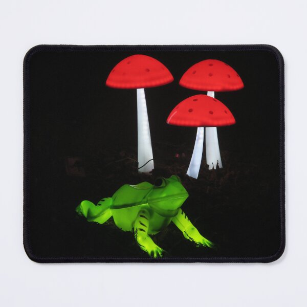 Item preview, Frog & Three Red Toadstools designed and sold by wiggyofipswich.