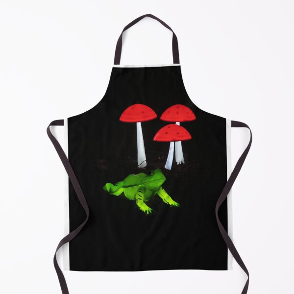 Item preview, Frog & Three Red Toadstools designed and sold by wiggyofipswich.