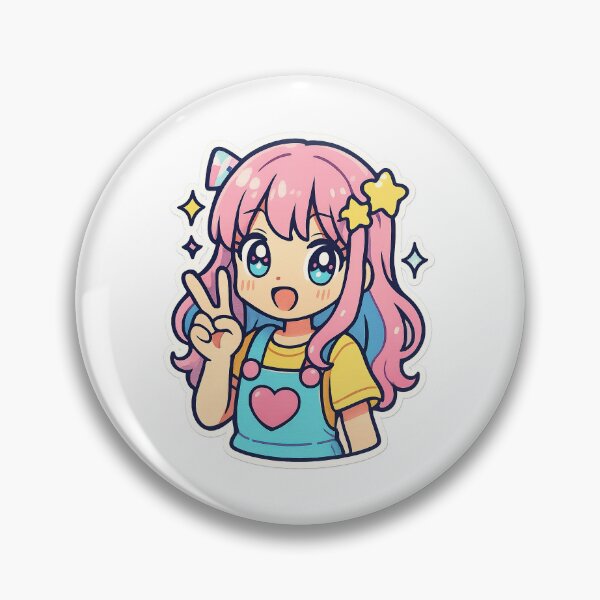 Item preview, Kawaii Anime Girl, Y2K Aesthetic designed and sold by graphic-genie.