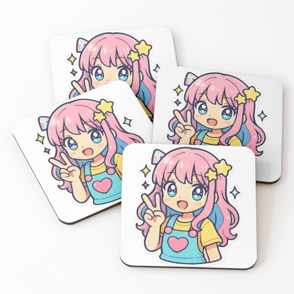Item preview, Kawaii Anime Girl, Y2K Aesthetic designed and sold by graphic-genie.