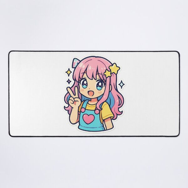 Item preview, Kawaii Anime Girl, Y2K Aesthetic designed and sold by graphic-genie.