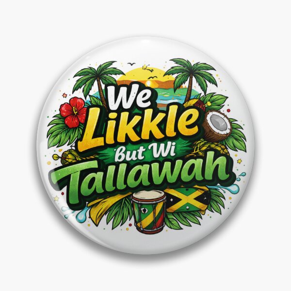 Item preview, We Likkle But Wi Tallawah – Jamaican Pride Strength Design designed and sold by GlobeExplorertv.