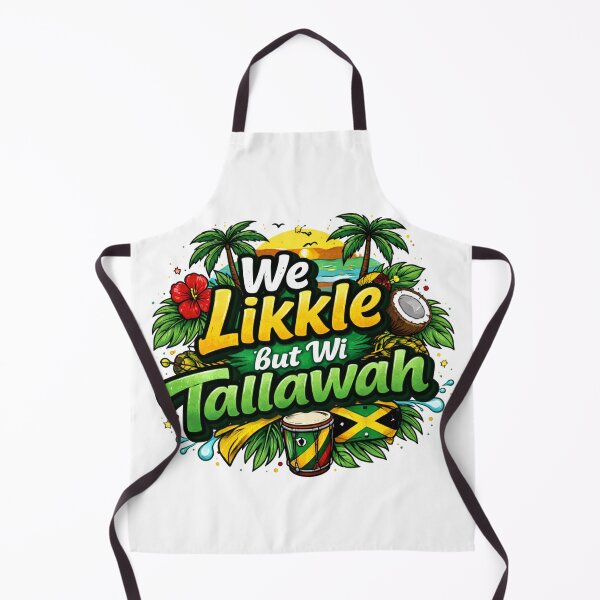 Item preview, We Likkle But Wi Tallawah – Jamaican Pride Strength Design designed and sold by GlobeExplorertv.
