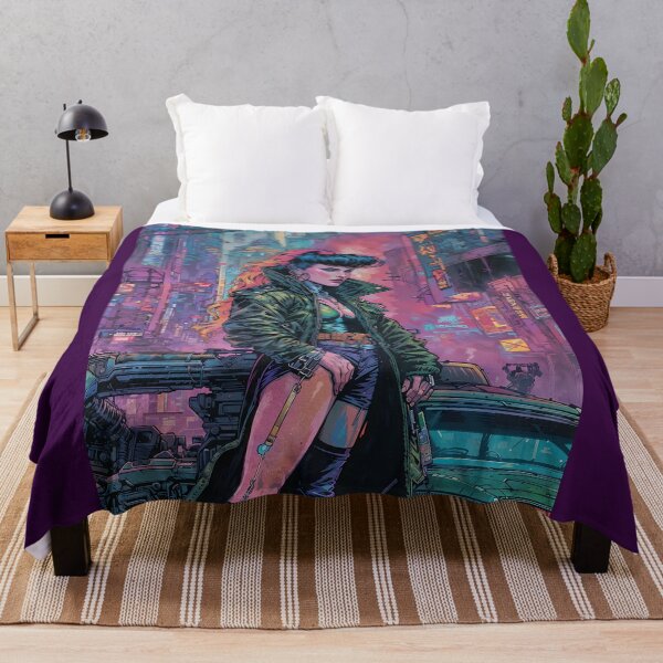 Item preview, Cyberpunk Retro-Comic: Neon City Girl designed and sold by zerocult.