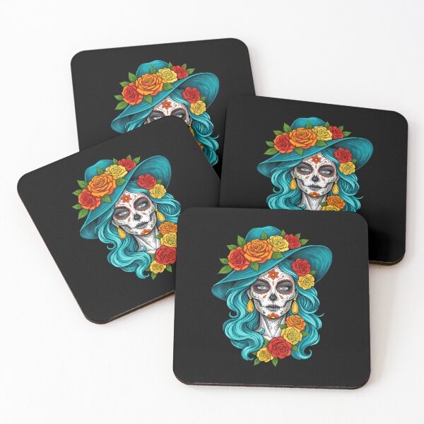 Item preview, Dia De Los Muertos Day Of The Dead Sugar Skull Women designed and sold by kowaldtlbung.