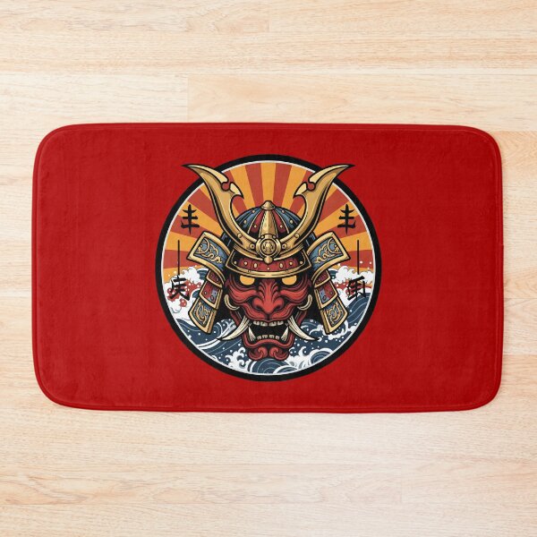 Item preview, Oni Samurai Emblem – Japanese Demon Warrior designed and sold by T7xDesigns.