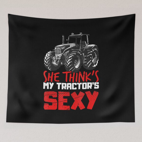 Item preview, She Thinks My Tractor Is Sexy Funny Farmer designed and sold by kowaldtlbung.