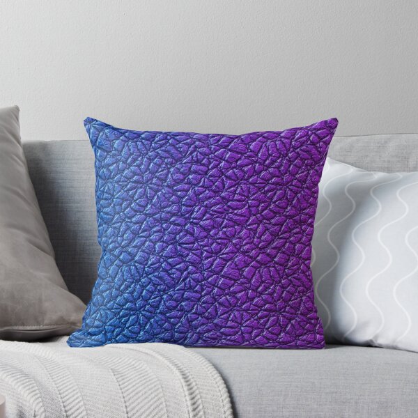 Item preview, Blue Purple Cracked Leather Texture designed and sold by Kaleidoscope Print.