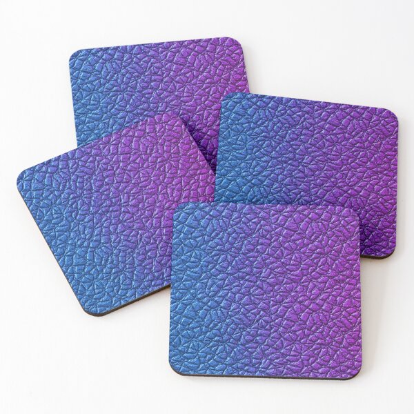 Item preview, Blue Purple Cracked Leather Texture designed and sold by Kaleidoscope Print.
