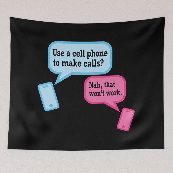 Item preview, Teens and Phones. Humor for Gen Y and Gen Z. designed and sold by UltraQuirky.