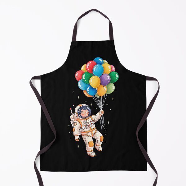 Item preview, Cute Kawaii Astronaut with Balloons designed and sold by SholoStudio.