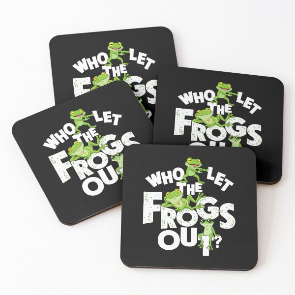 Item preview, Who Let The Frogs Out Amphibian Lover Frog Owner Funny designed and sold by kowaldtlbung.