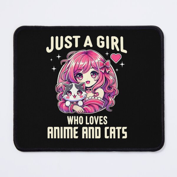 Item preview, Kawaii Anime Girl Cat Lover Tee designed and sold by LarryMBrown.