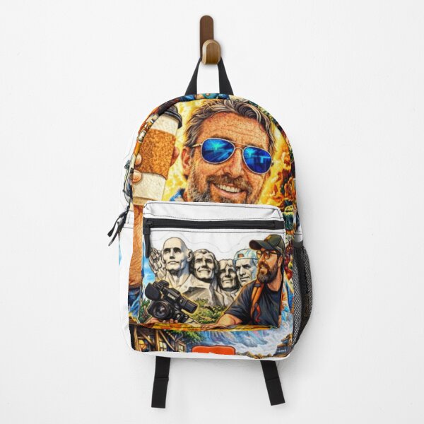 Item preview, Adam The Woo Journey Sticker | Travel Vlogger Life Story Fan Art | Iconic Adventure Collage Illustration Legendary Travel Vlogger Fan Sticker designed and sold by Gurjeetpixelart.
