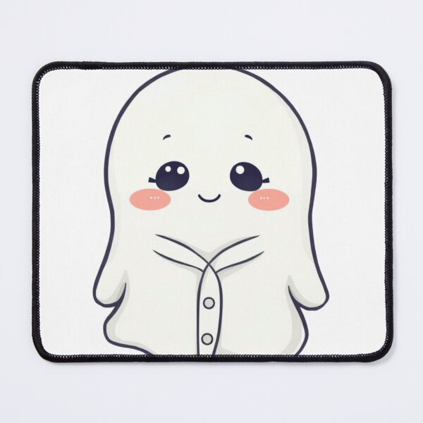 Item preview, Cute Kawaii Ghost in Pajamas – Cozy Pastel Cartoon Sticker Design for T-Shirts, Mugs & POD designed and sold by CozyPops.
