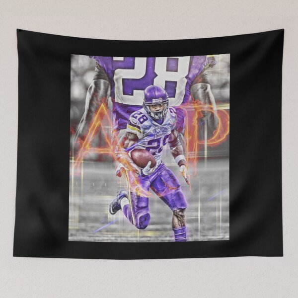 Item preview, Adrian Peterson Vikings Bootleg Graphic Art | #28 Vintage Fan Collage designed and sold by earlinevlhgma.