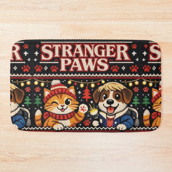 Item preview, Stranger Paws, a funny meme in a knitted look designed and sold by Mauswohn.