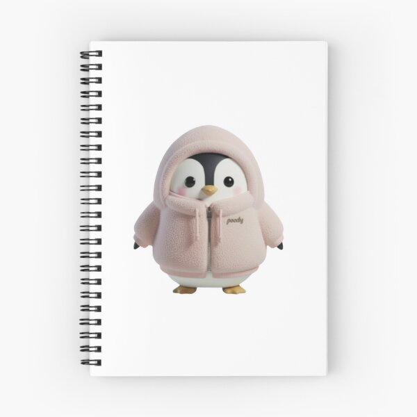 Item preview, BOA POODY Front View – Cozy Sherpa Penguin Character | Plush Style designed and sold by HNstory.