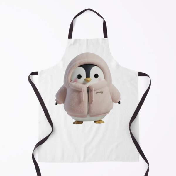Item preview, BOA POODY Front View – Cozy Sherpa Penguin Character | Plush Style designed and sold by HNstory.
