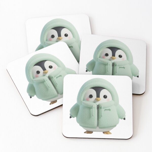 Item preview, BOA POODY Front View – Cozy Sherpa Penguin Character | Plush Style designed and sold by HNstory.
