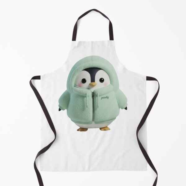 Item preview, BOA POODY Front View – Cozy Sherpa Penguin Character | Plush Style designed and sold by HNstory.