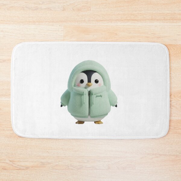 Item preview, BOA POODY Front View – Cozy Sherpa Penguin Character | Plush Style designed and sold by HNstory.