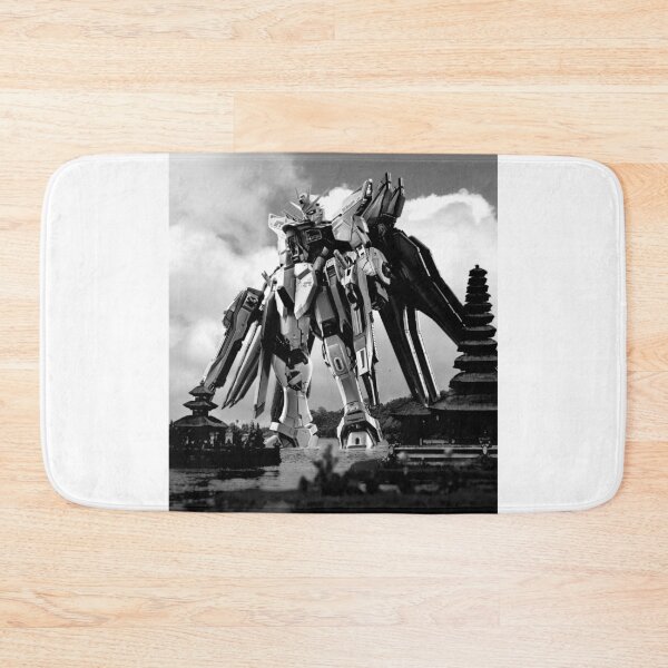 Item preview, freedom gundam seed in bali artwork design black white illustration  designed and sold by sabartgunpla.