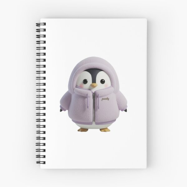 Item preview, BOA POODY Front View – Cozy Sherpa Penguin Character | Plush Style designed and sold by HNstory.