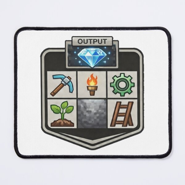 Item preview, Cute Block Builder Military Patch Gamer Badge designed and sold by octozap.