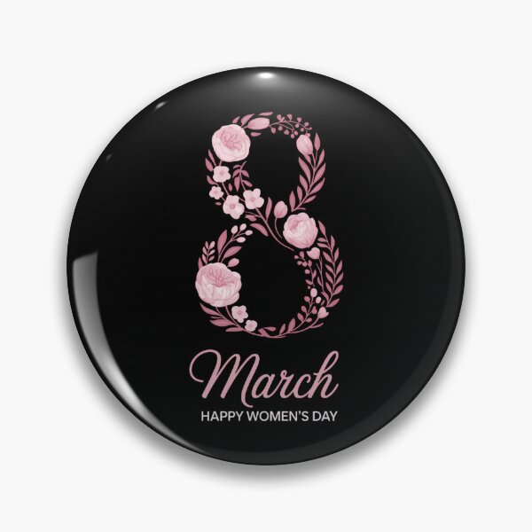 Item preview, International Women's Day 2026 Happy 8 March Girl Floral designed and sold by EllenJast.